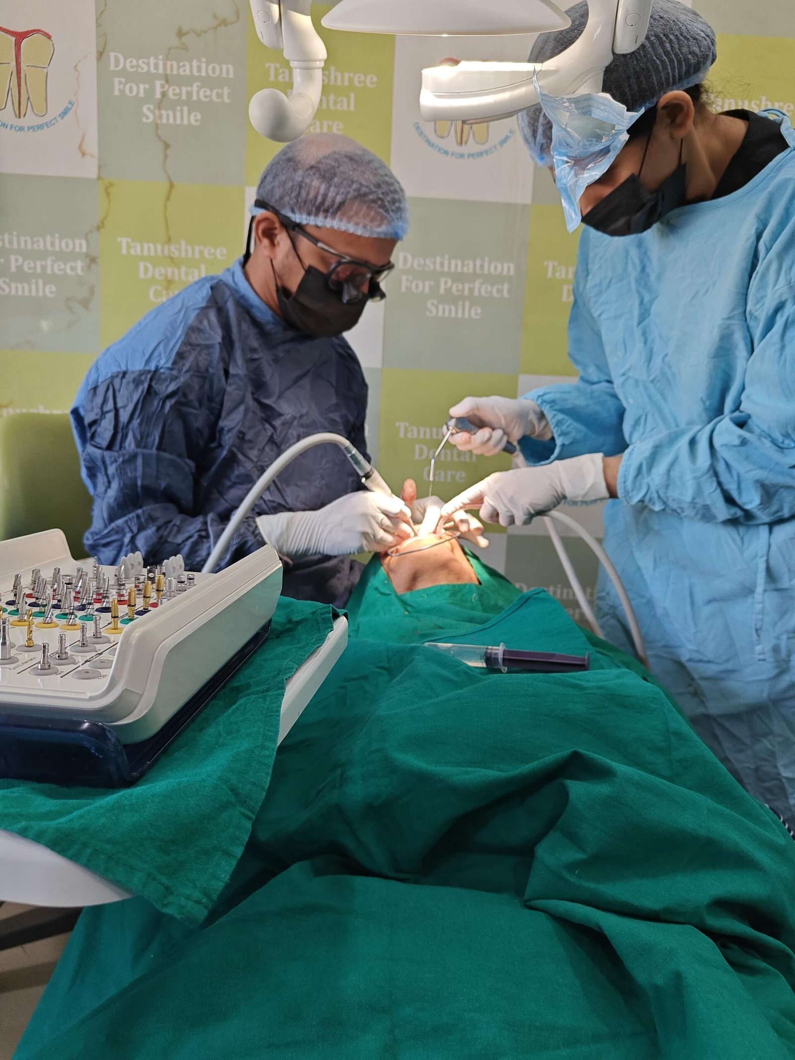 Tanushree Dental Care clinic interior, Adajan Surat